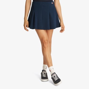  Tommy Hilfiger Pique Badge F&F Ext Kadın Mavi Etek