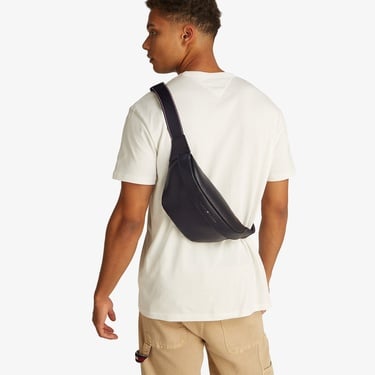  Tommy Hilfiger Corp Erkek Siyah Bel Çantası