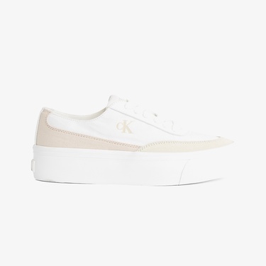  Calvin Klein Vulcanic Flatform Low Mix Kadın Beyaz Sneaker