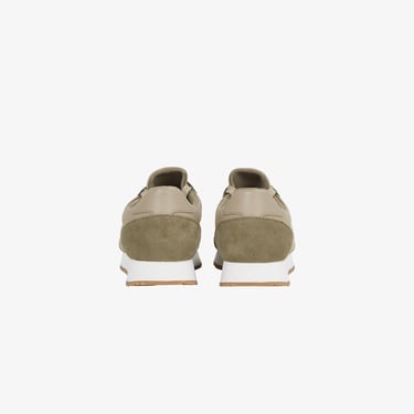  Calvin Klein Runner Sock Laceup Canvas Erkek Yeşil Sneaker