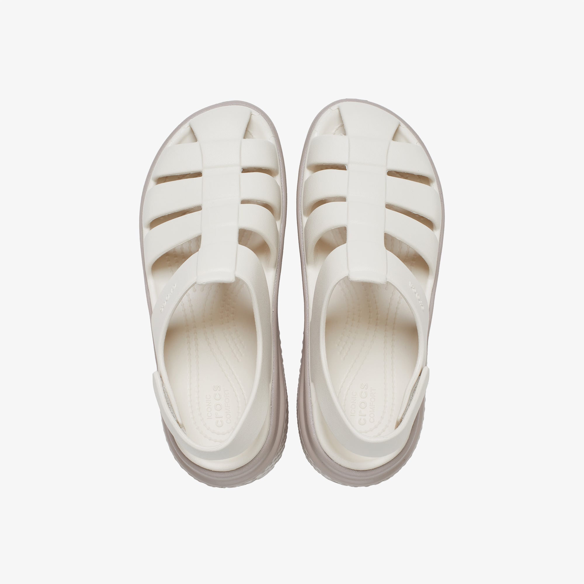 Crocs Crocs Stomp Fisherman Kadın Bej Sandalet Sandalet & Terlik | FashFed Bej - 3. görsel