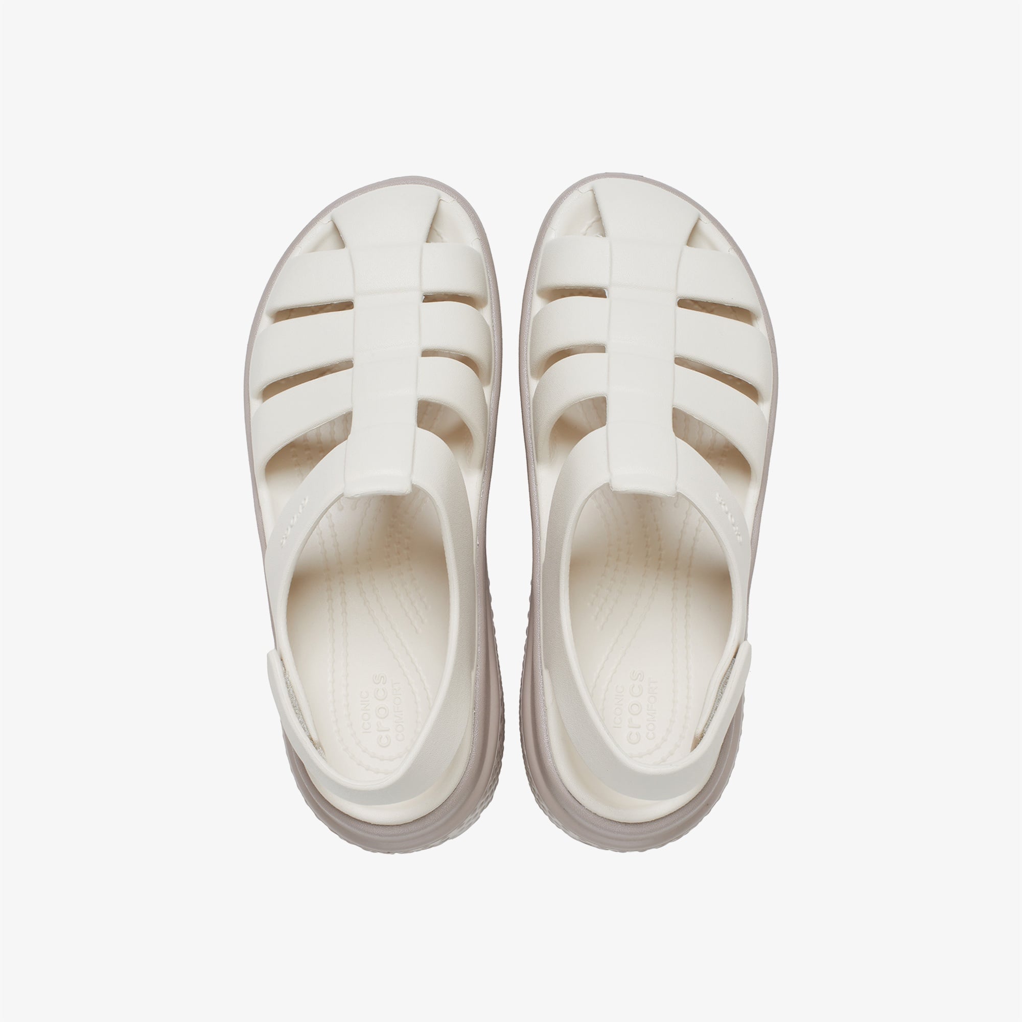 Crocs Stomp Fisherman Kadın Bej Sandalet