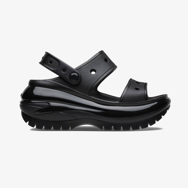  Crocs Mega Crush Sandal Unisex Siyah Sandalet