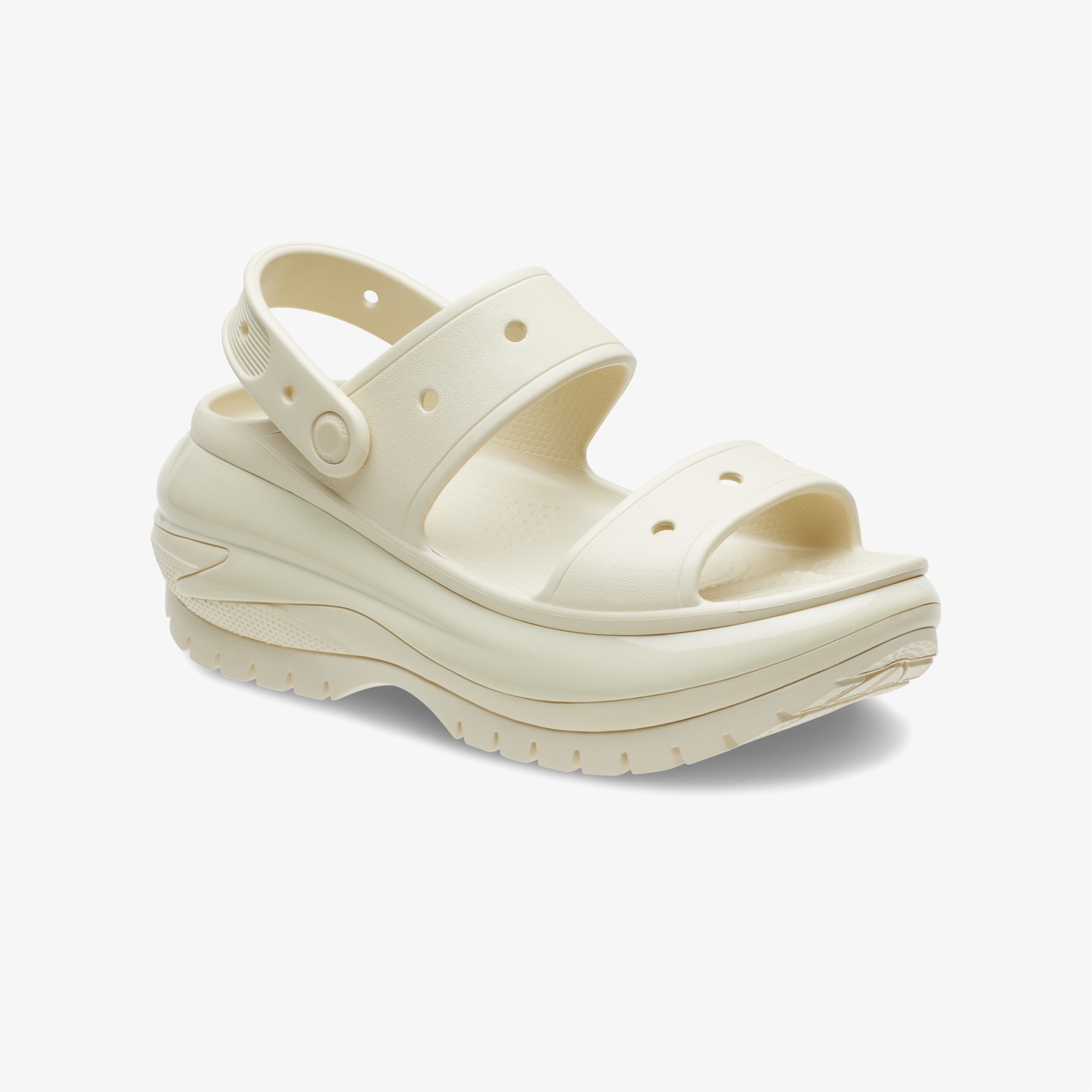 Crocs Mega Crush Sandal Unisex Krem Sandalet