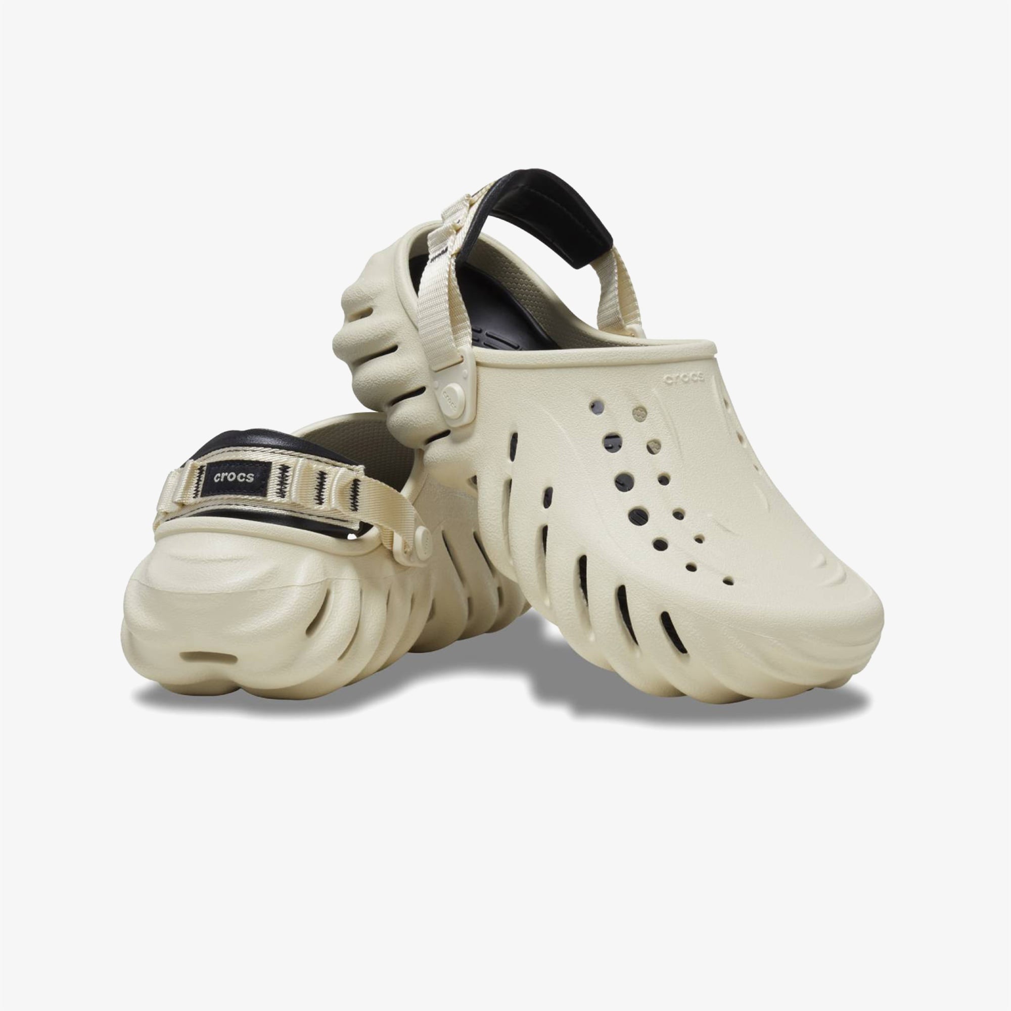 Crocs Echo Clog Unisex Krem Terlik