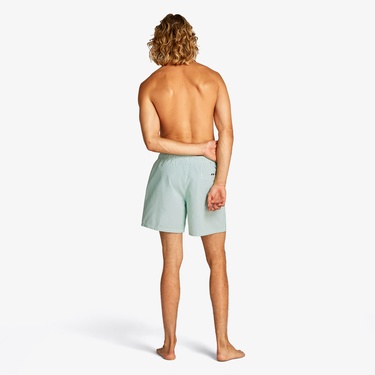  Tommy Hilfiger Medium Drawstring Ithaca Stripe Erkek Yeşil Mayo Şort