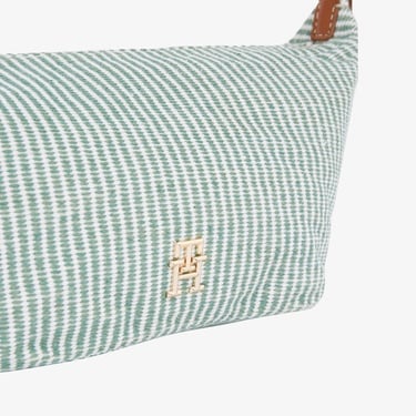  Tommy Hilfiger Premium Beach Sling Bag Kadın Yeşil Omuz Çantası