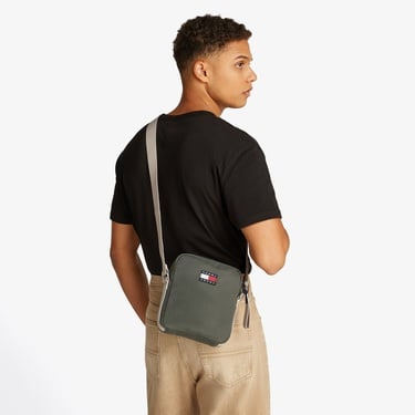  Tommy Hilfiger Retro Cool Erkek Yeşil Çapraz Çanta