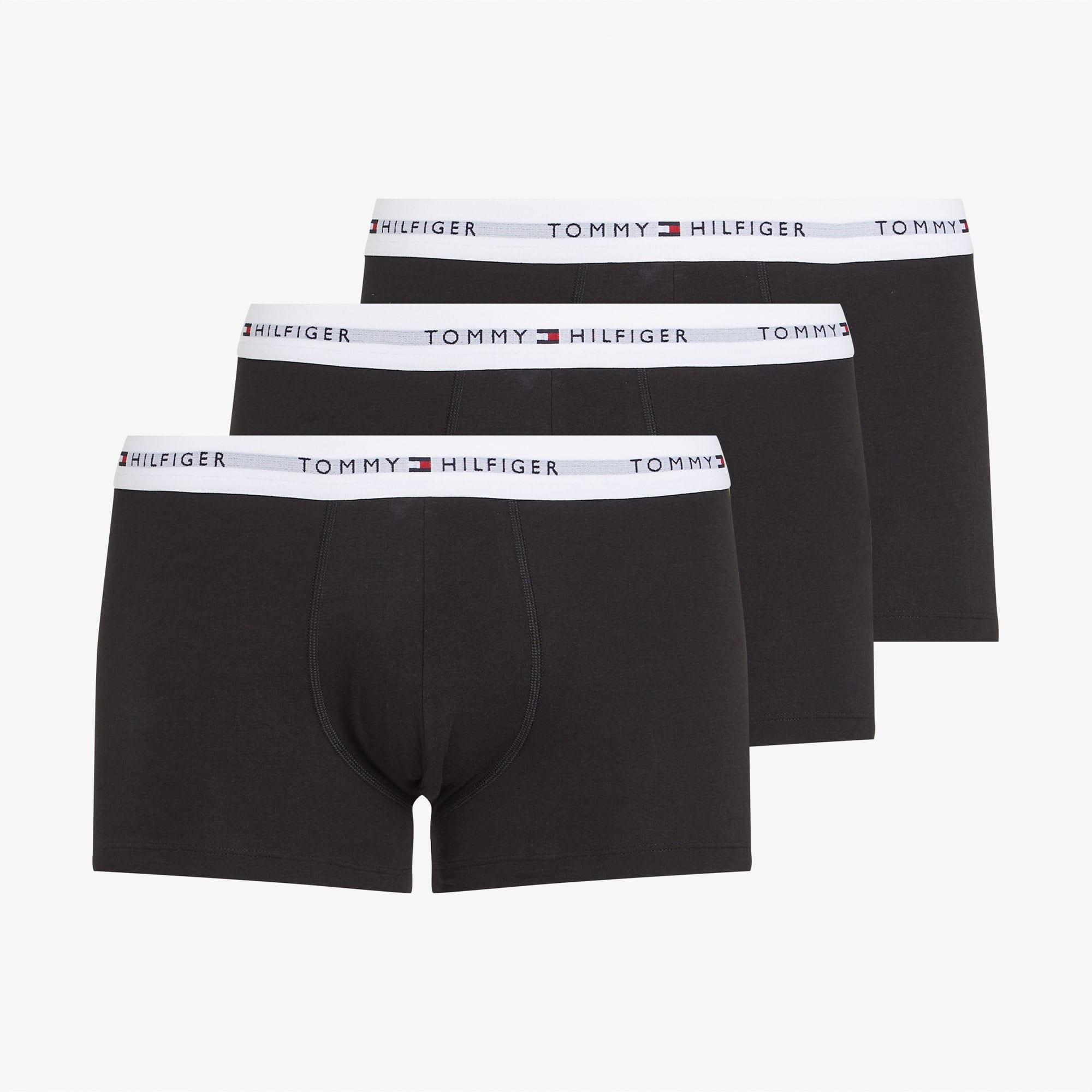 Tommy Hilfiger 3'lü Trunk Erkek Siyah Boxer