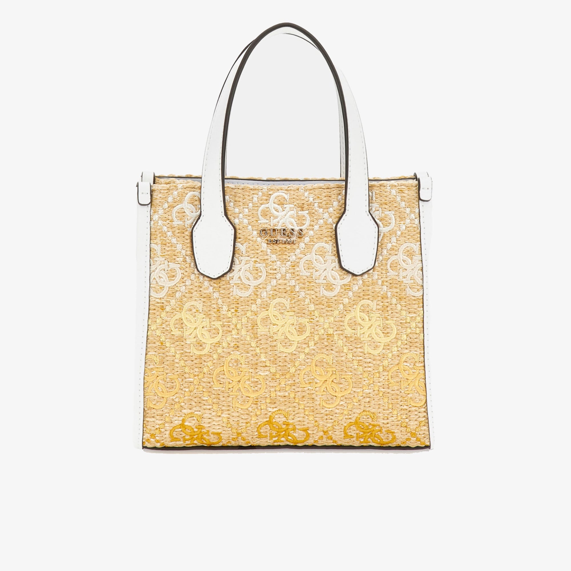 Guess Silvana Mini Tote Kadın Sarı El Çantası