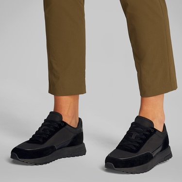  Calvin Klein Low Top Lace Up Repreve Mix Erkek Siyah Sneaker