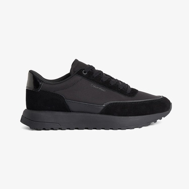  Calvin Klein Low Top Lace Up Repreve Mix Erkek Siyah Sneaker