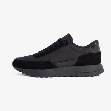  Calvin Klein Low Top Lace Up Repreve Mix Erkek Siyah Sneaker