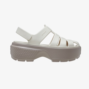  Crocs Stomp Fisherman Kadın Bej Sandalet