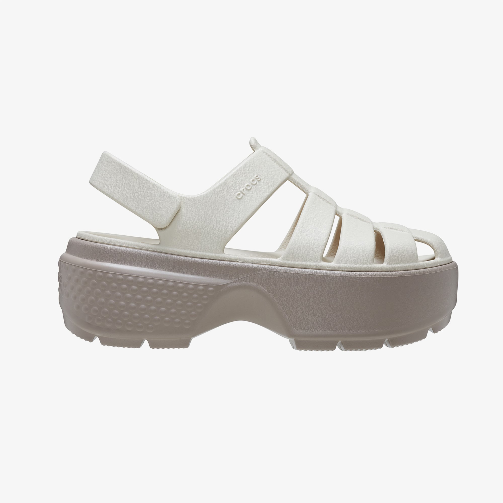  Crocs Stomp Fisherman Kadın Bej Sandalet