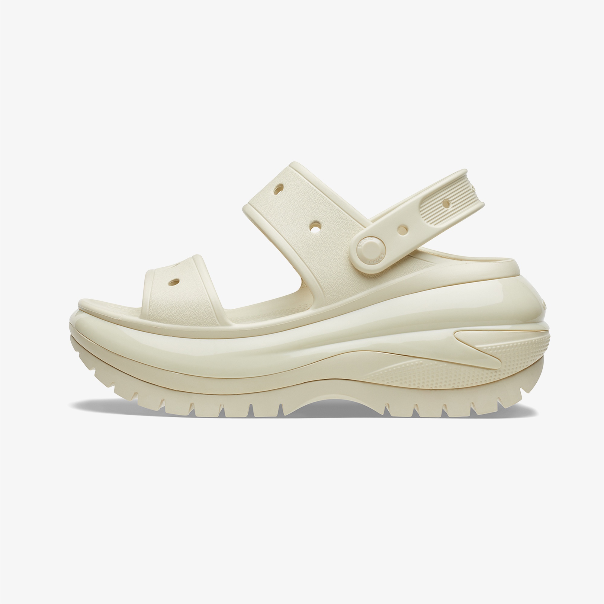 Crocs Mega Crush Sandal Unisex Krem Sandalet