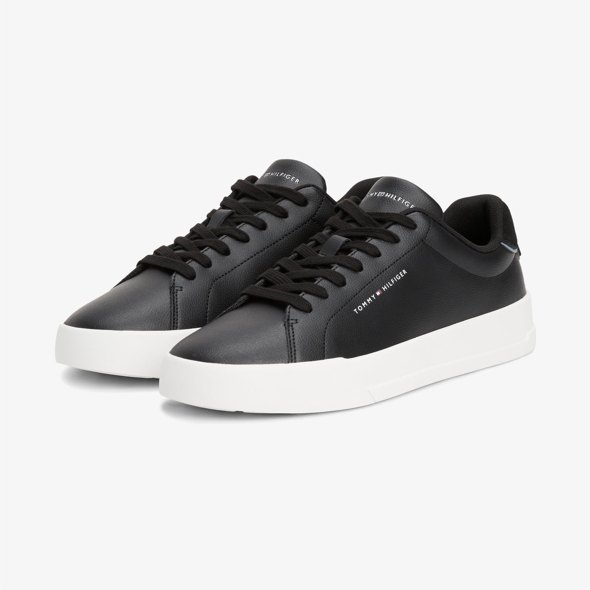 Tommy Hilfiger Court Detail Erkek Siyah Sneaker