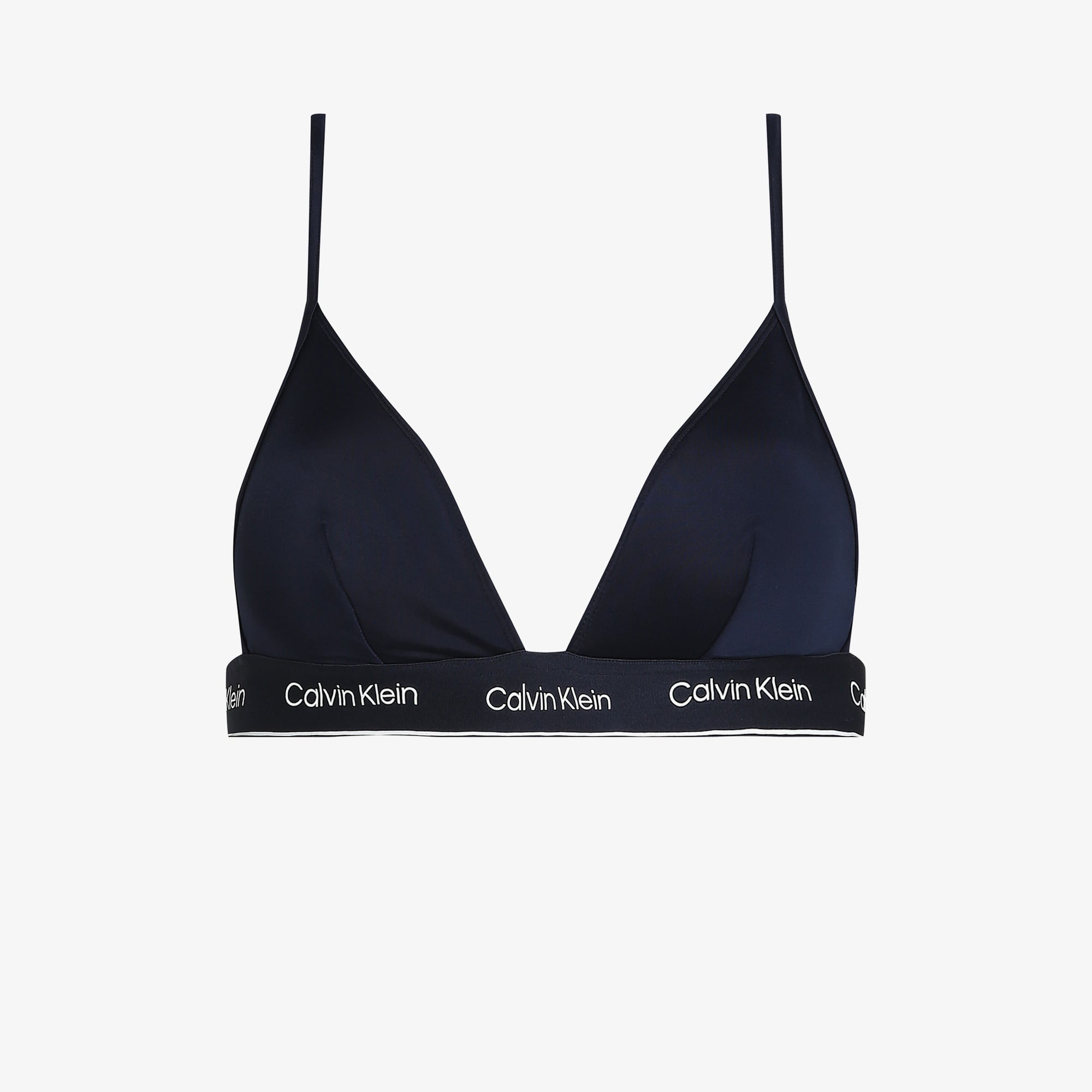 Calvin Klein Triangle-Rp Kadın Lacivert Bikini Üstü