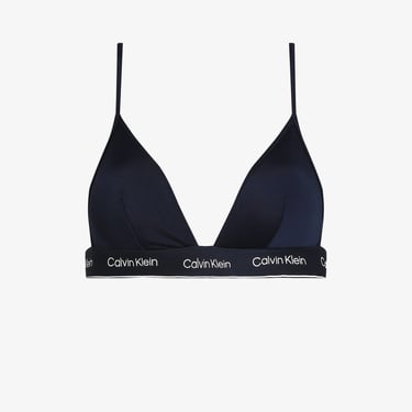  Calvin Klein Triangle-Rp Kadın Lacivert Bikini Üstü