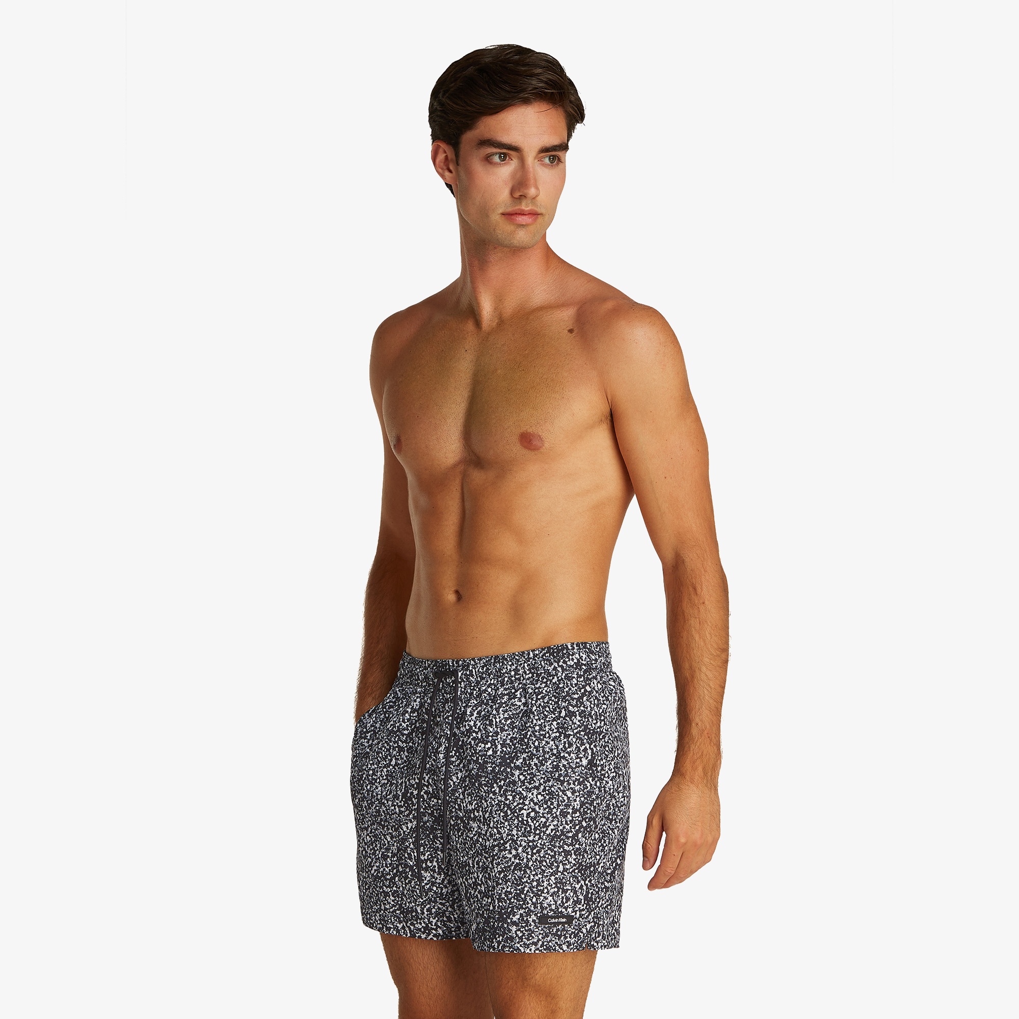 Calvin Klein Medium Drawstring Erkek Siyah Mayo