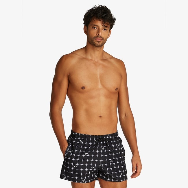  Calvin Klein Drawstring Erkek Siyah Mayo