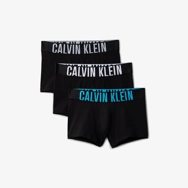  Calvin Klein Trunk 3'lü Erkek Siyah Boxer