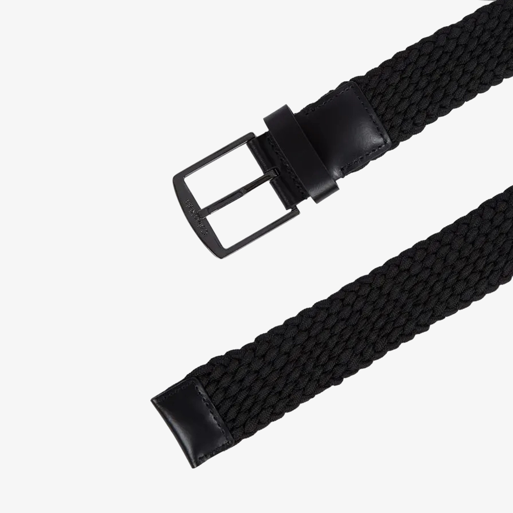 Calvin Klein Casual Elastic Braided 35Mm Erkek Siyah Kemer