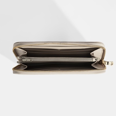  Kadın Gri Deri Cüzdan