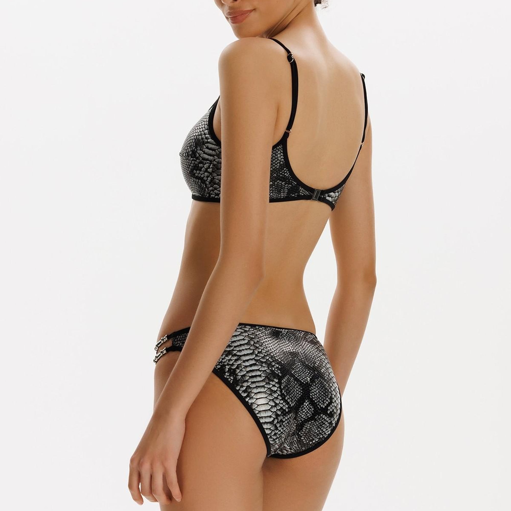 ZEKİ PERSEPHONE YILAN DESENLİ BİKİNİ TAKIMI