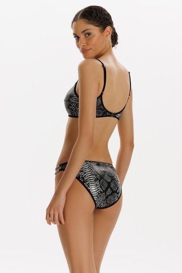  ZEKİ PERSEPHONE YILAN DESENLİ BİKİNİ TAKIMI