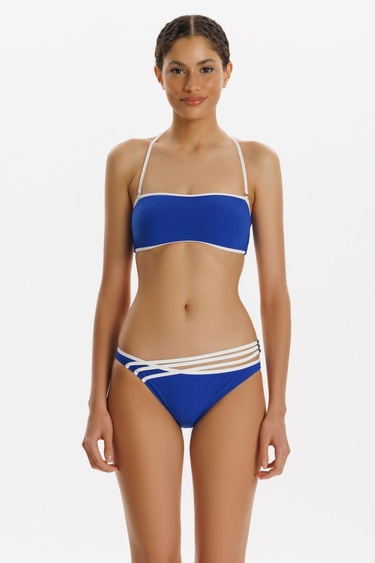  ZEKİ GAIA BOYUNDAN BAĞLAMALI STRAPLEZ BİKİNİ TAKIMI