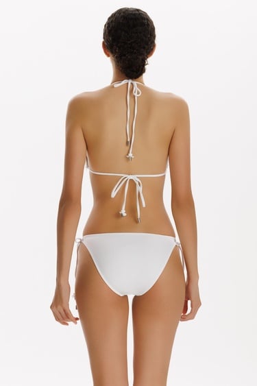  ZEKİ MIRELLA AKSESUAR DETAYLI ÜÇGEN BİKİNİ TAKIMI