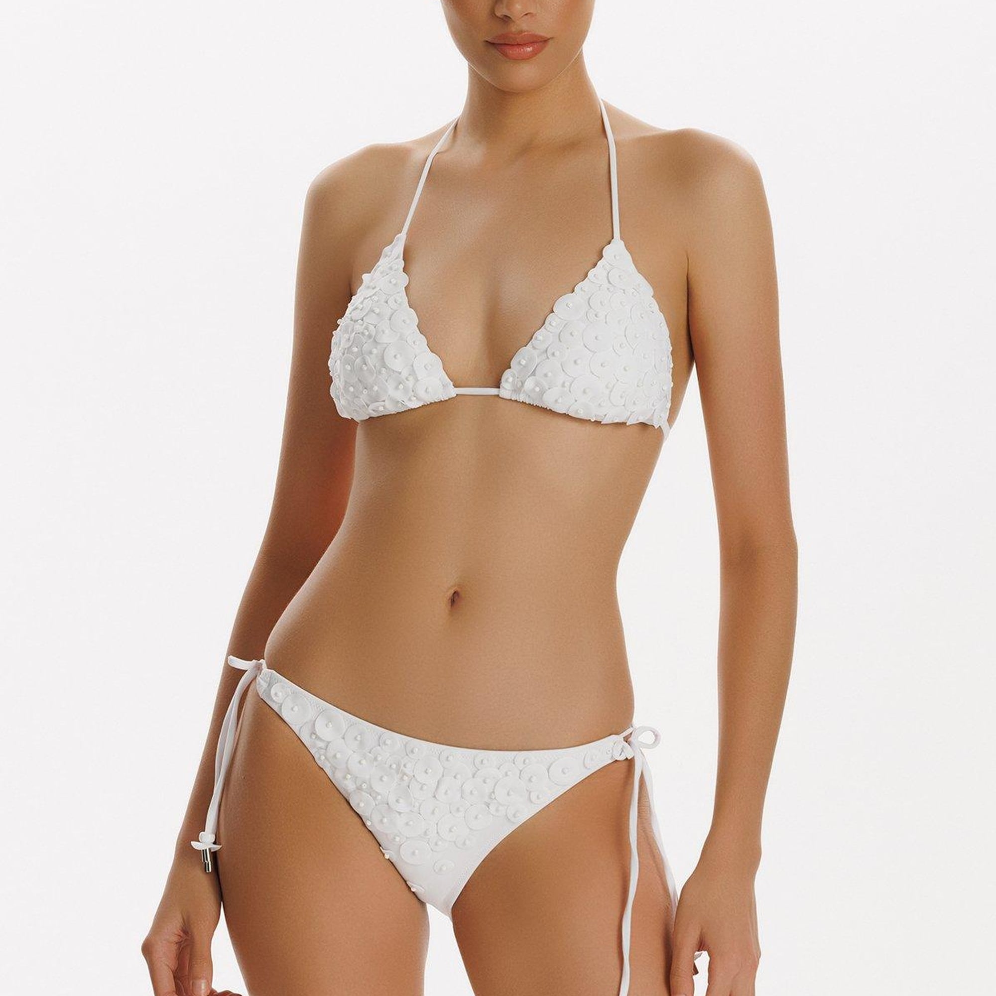 ZEKİ MIRELLA AKSESUAR DETAYLI ÜÇGEN BİKİNİ TAKIMI