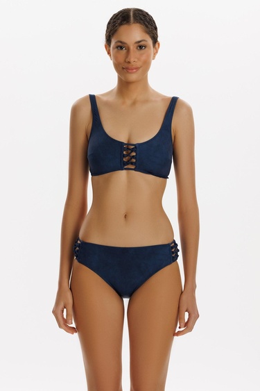  ZEKİ IRIS LACİVERT BİKİNİ TAKIMI