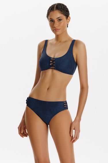  ZEKİ IRIS LACİVERT BİKİNİ TAKIMI