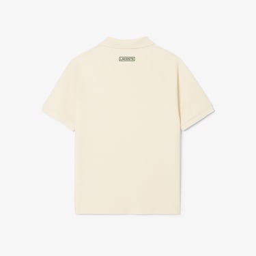  Lacoste Erkek Classic Fit Krem Polo