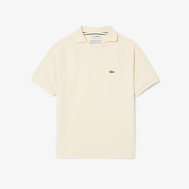  Lacoste Erkek Classic Fit Krem Polo