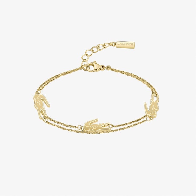  Lacoste Crocodile Kadın Sarı Bileklik