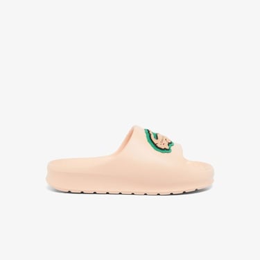  Lacoste Croco 2.0 Evo Kadın Pembe Terlik