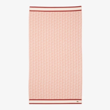  Unisex Monogram Pembe Plaj Havlusu