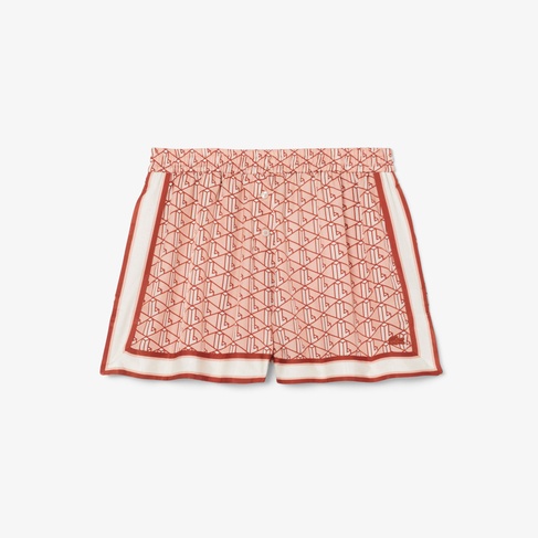  Kadın Monogram Turuncu Şort