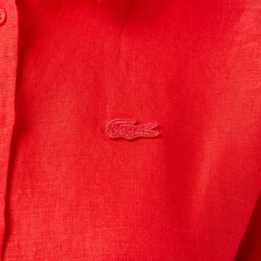  Kadın Relaxed Fit Kırmızı Gömlek