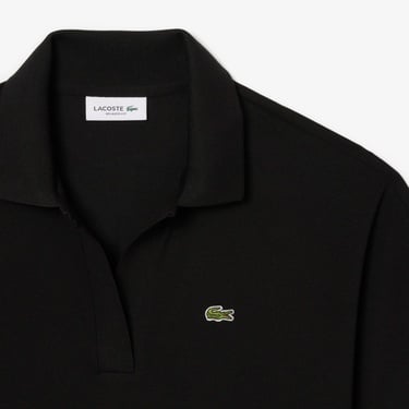  Lacoste Kadın Relaxed Fit Siyah Polo