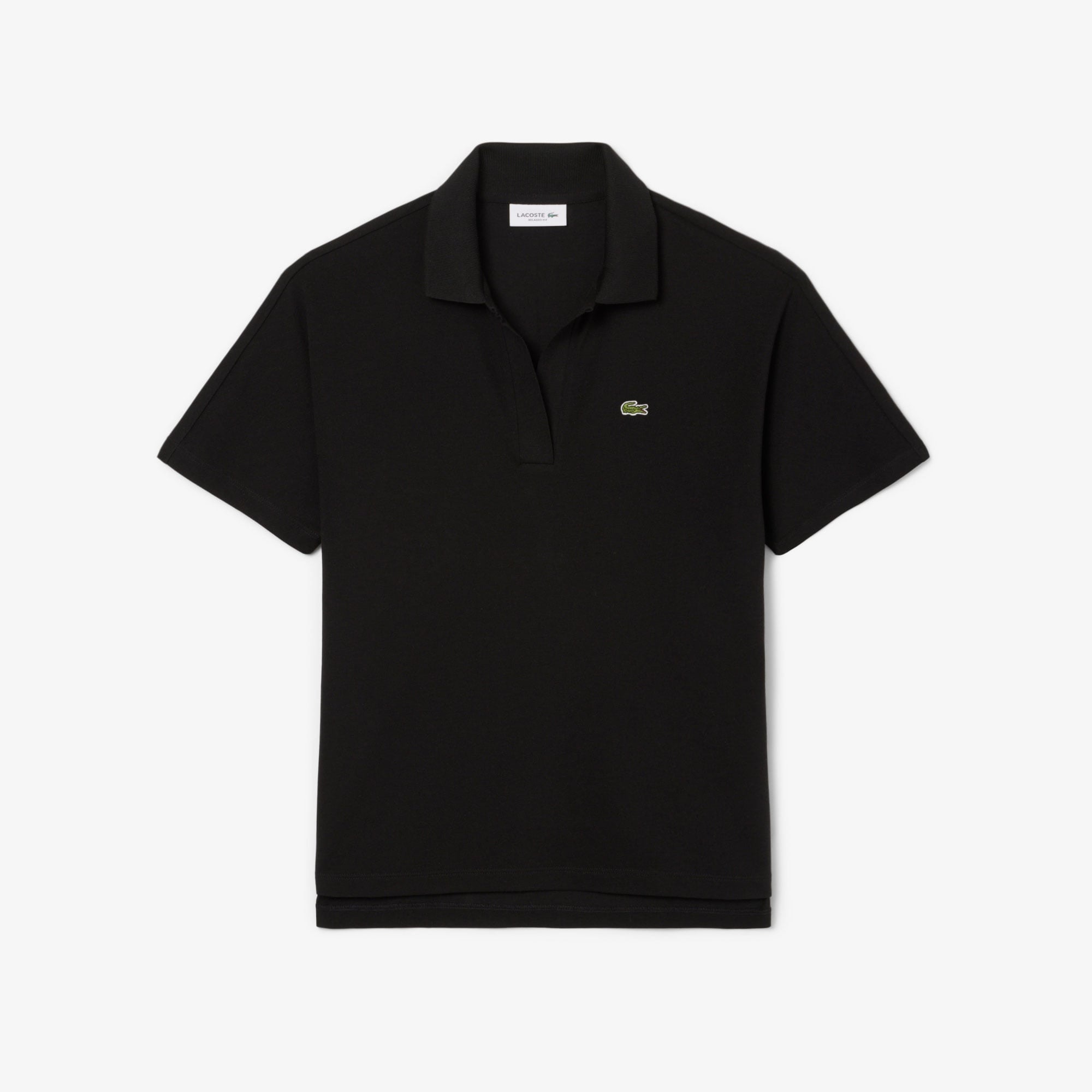 Kadın Relaxed Fit Siyah Polo