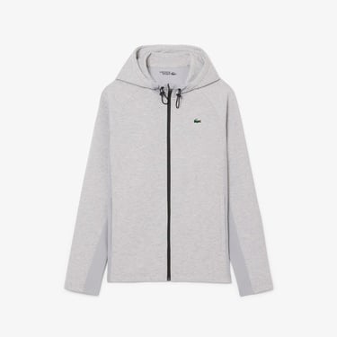  Lacoste Erkek Fermuarlı Gri Sweatshirt