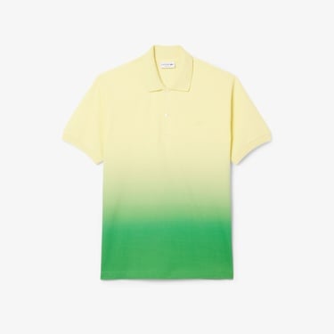 Lacoste Erkek Regular Fit Renk Bloklu Yeşil Polo