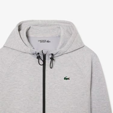  Lacoste Erkek Fermuarlı Gri Sweatshirt