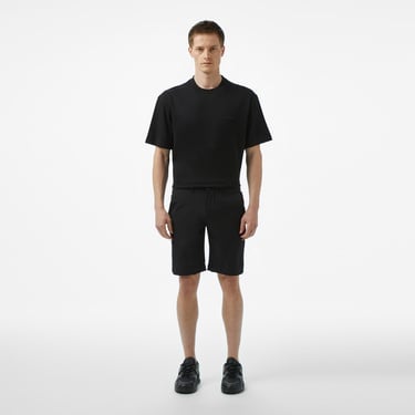  Erkek Siyah Bermuda Şort