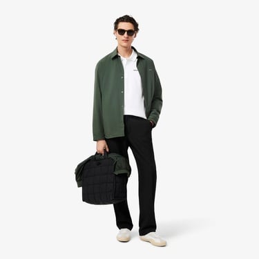  L.12.12 Erkek Regular Fit Baskılı Beyaz Polo