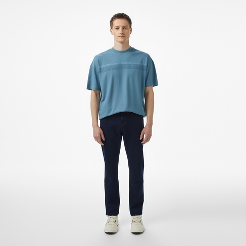  Lacoste Erkek Regular Fit Lacivert Jean Pantolon